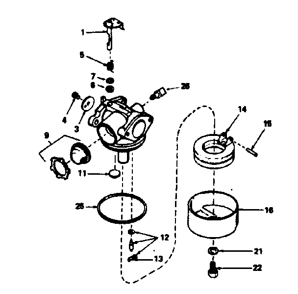Replacement Parts Diagram and Parts List for 143632099  Craftsman Lawn Mower