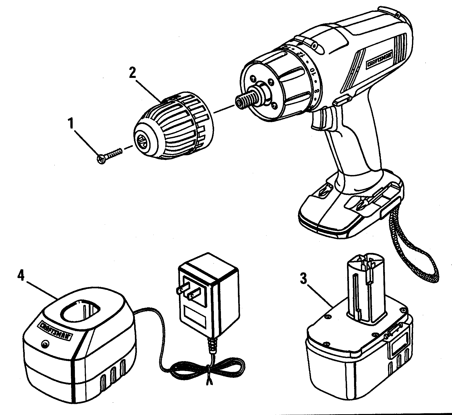 Cabinet Parts Diagram and Parts List for 973114140  Craftsman Boring Machine