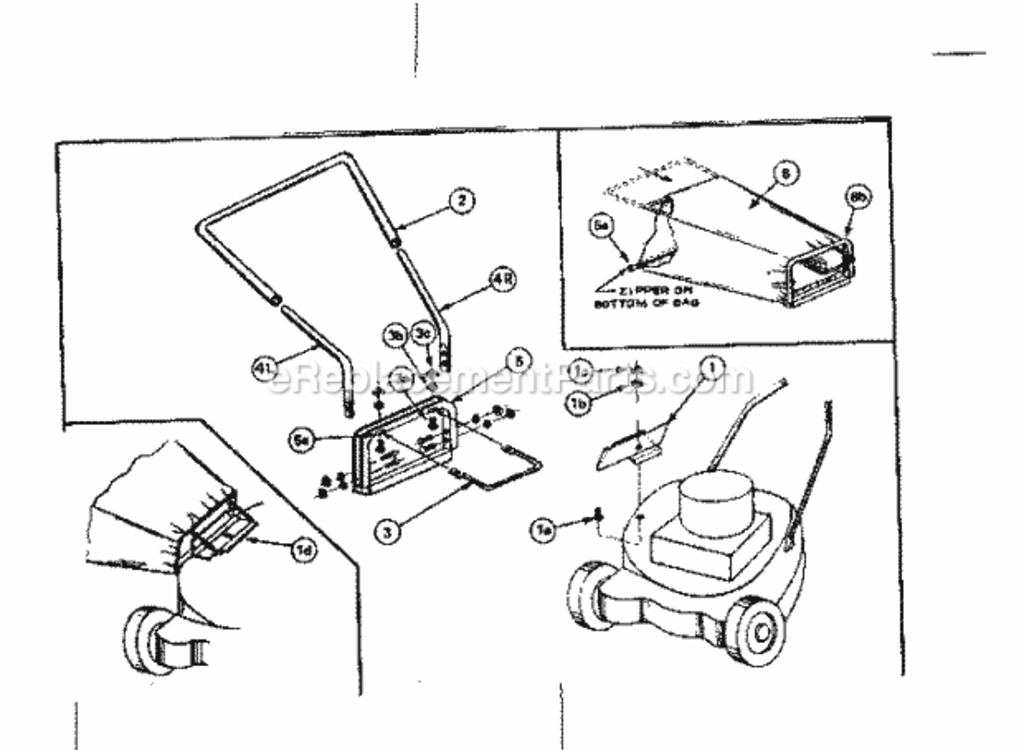 Page A Diagram and Parts List for 80002  Craftsman Lawn Tractor Accessories