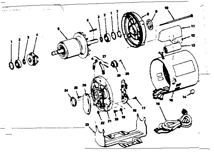 Unit Diagram and Parts List for 11312202  Craftsman Engine