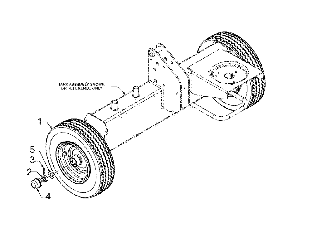 Wheels assembly Diagram and Parts List for CMXGLAM1143200  Craftsman Log Splitter