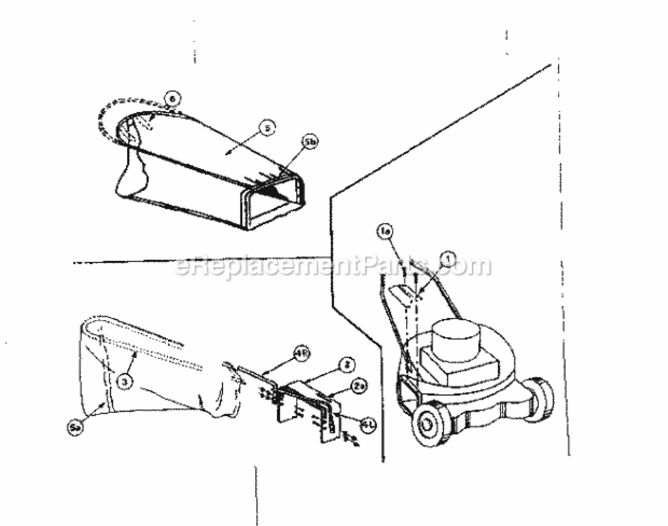 Page A Diagram and Parts List for 81005  Craftsman Lawn Tractor Accessories