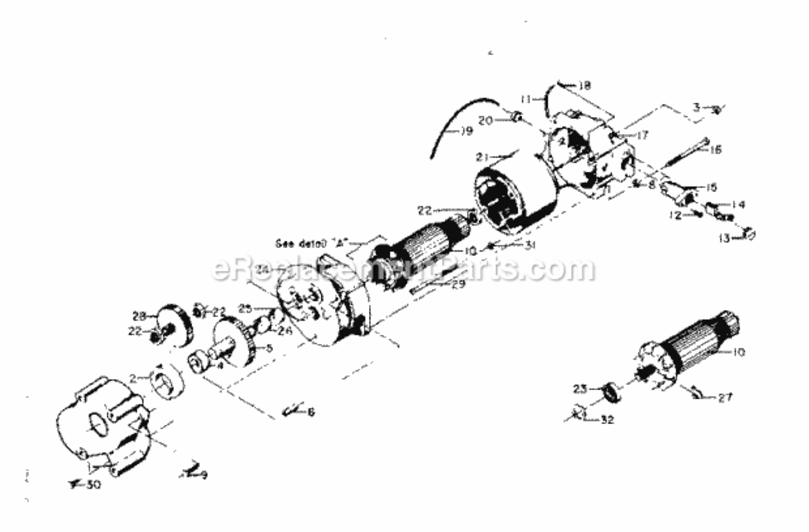 Page B Diagram and Parts List for 83328750  Craftsman Log Splitter