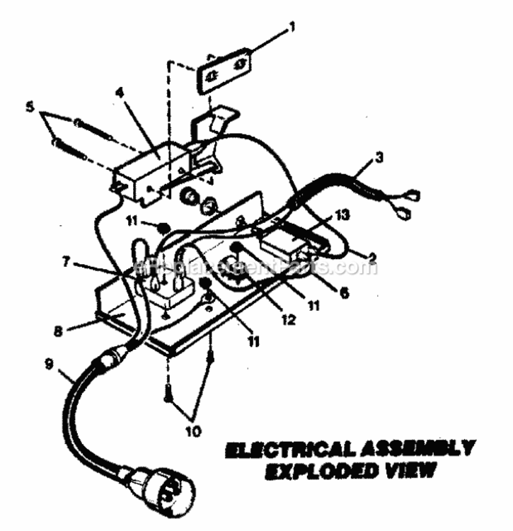 Page C Diagram and Parts List for 833796881  Craftsman Chipper Shredder