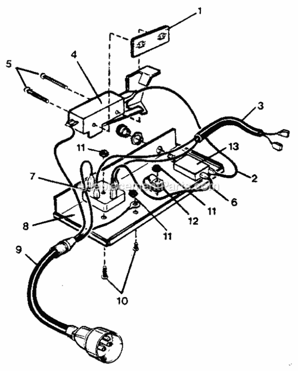 Page C Diagram and Parts List for 833796882  Craftsman Chipper Shredder