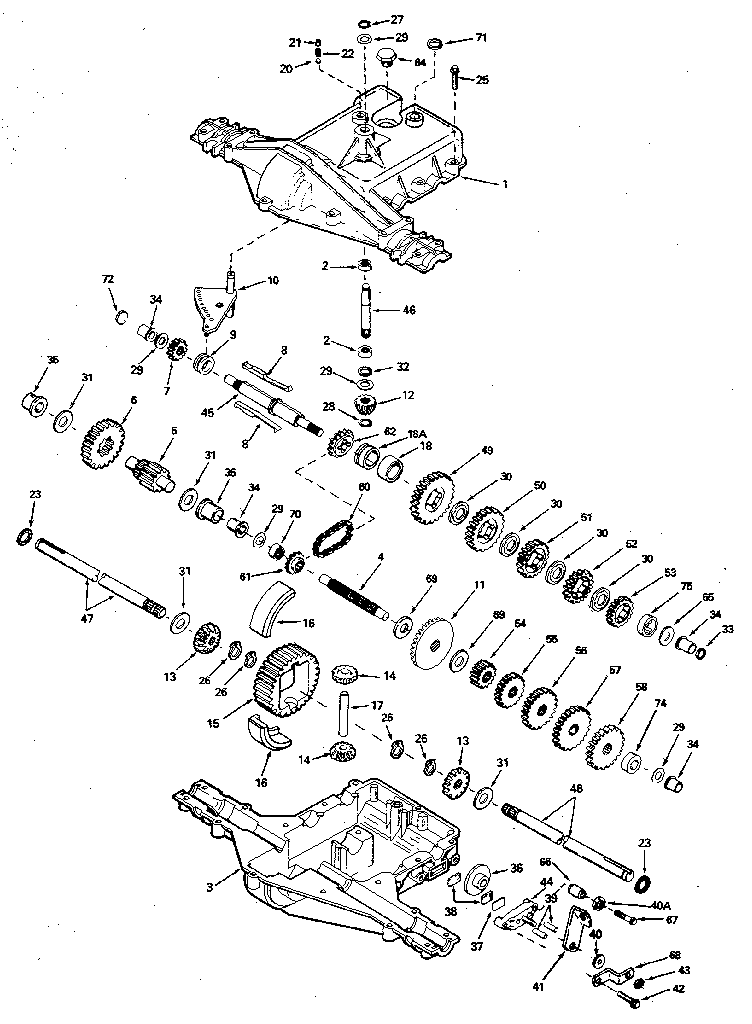 Replacement Parts Diagram and Parts List for 143920-037  Craftsman Lawn Tractor