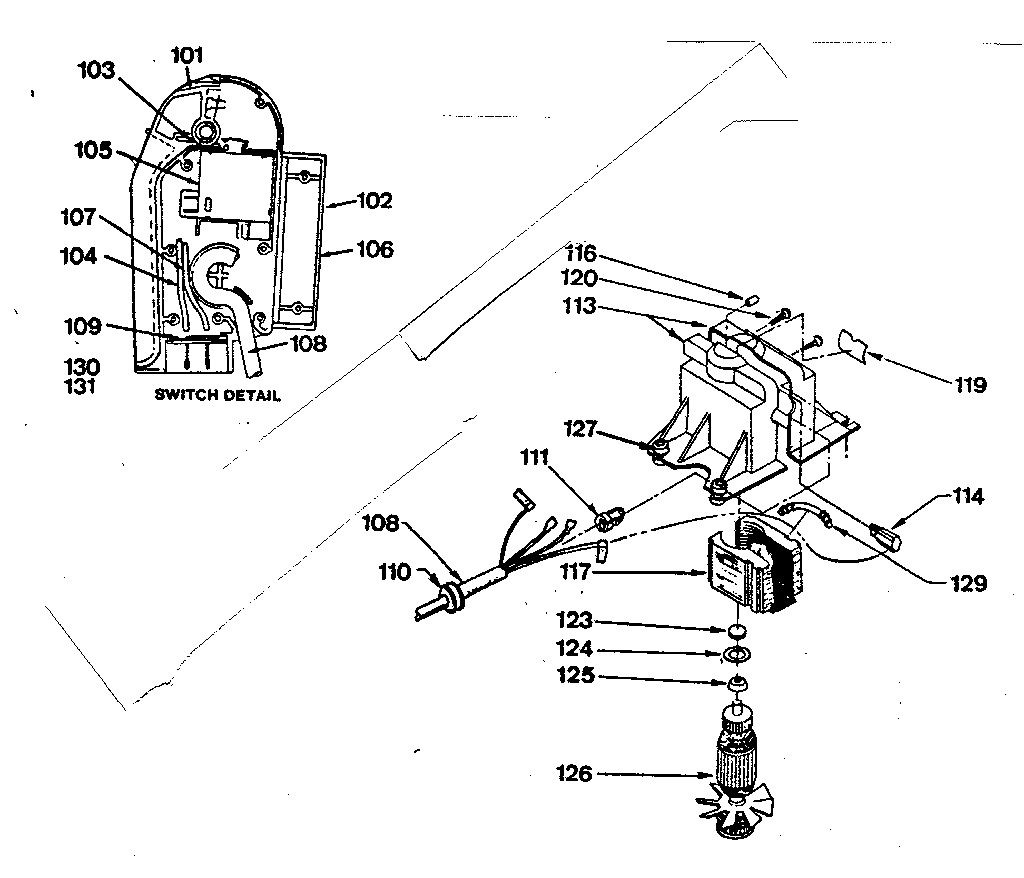 Replacement Parts Diagram and Parts List for 501972-1  Craftsman Lawn Mower