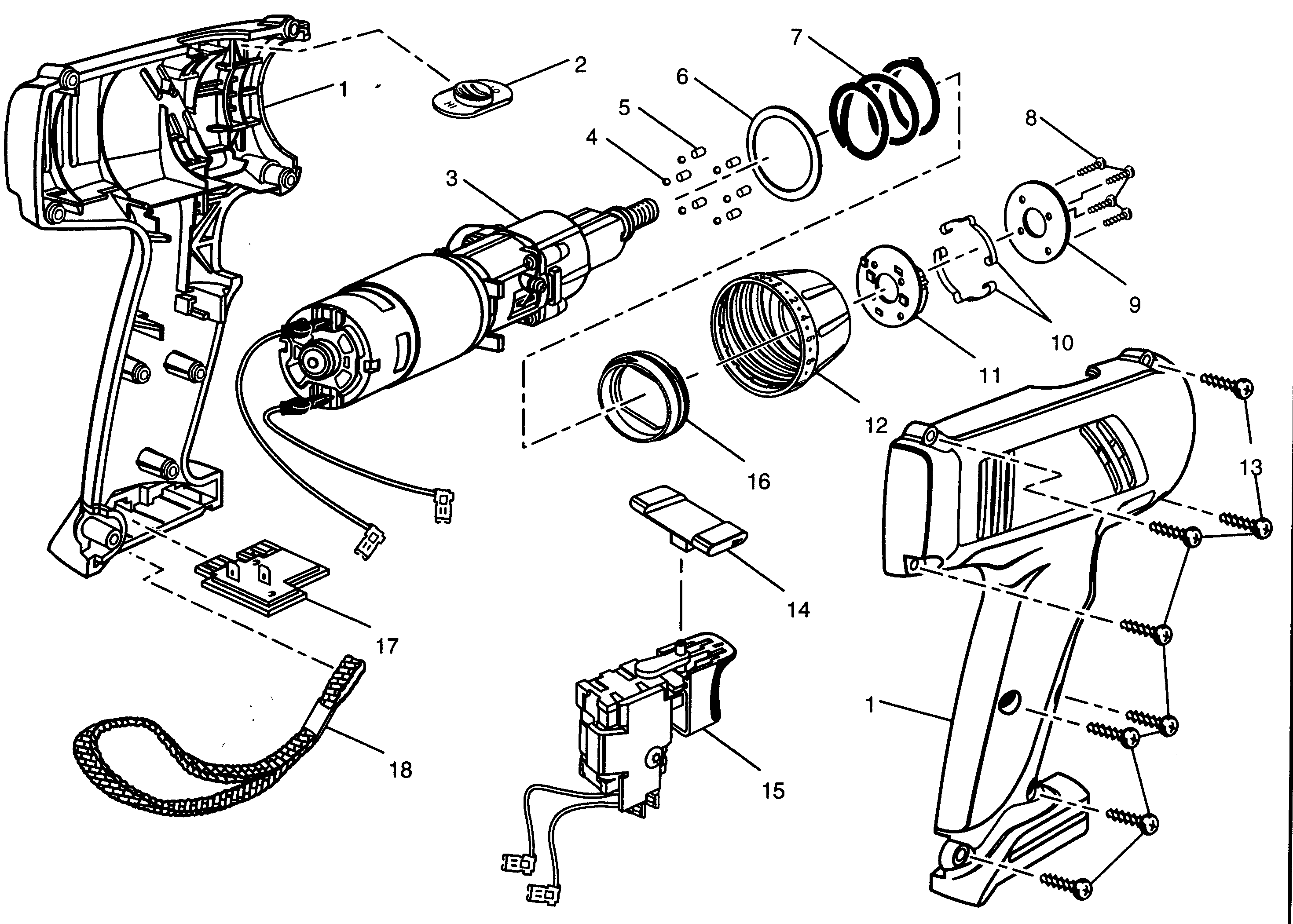 Housing Assy Diagram and Parts List for 315269260  Craftsman Boring Machine