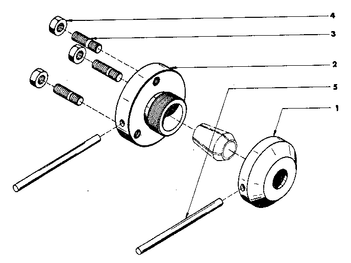 Collect Attachment Assembly Diagram and Parts List for 2893  Craftsman Lathe