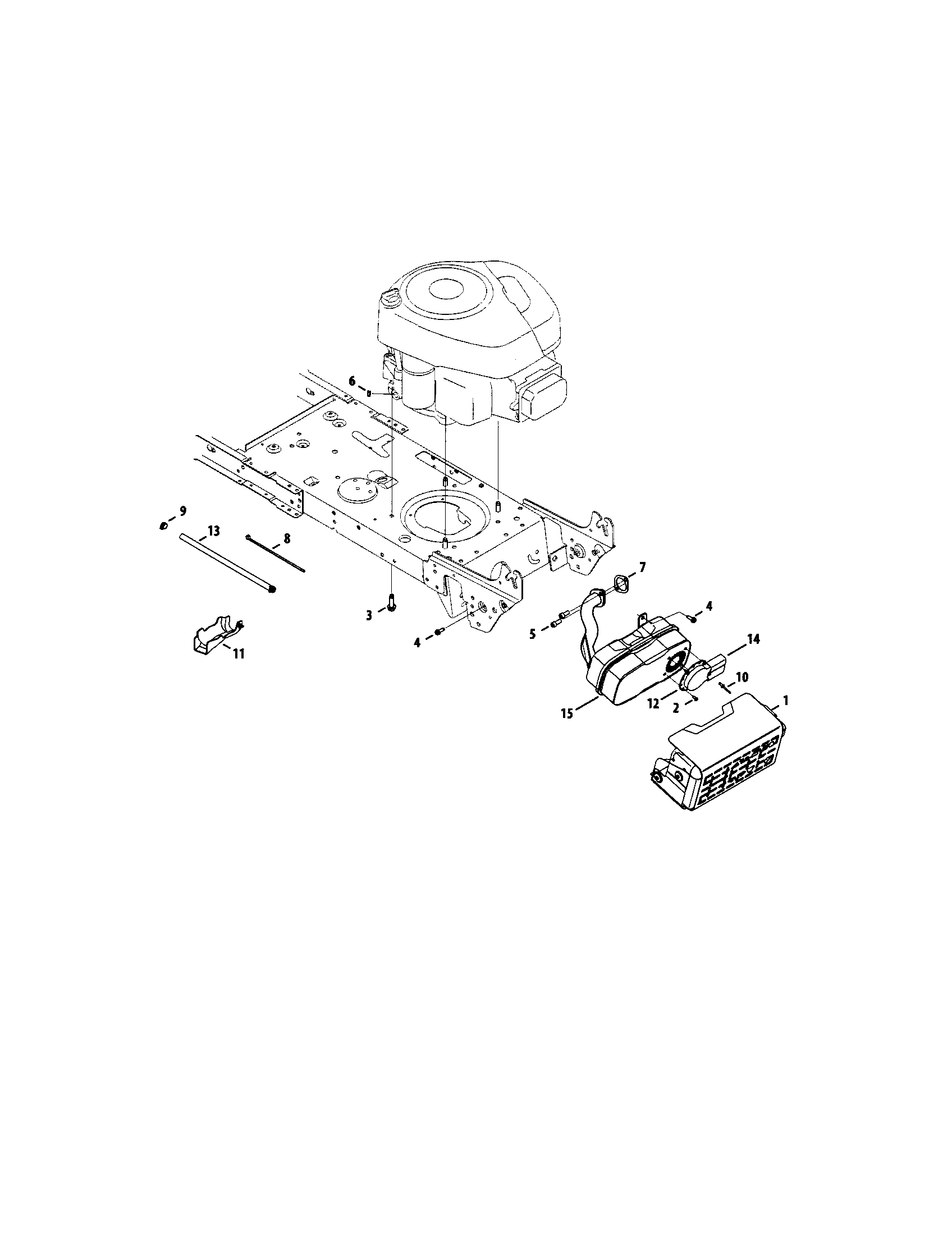 31c707-1346-g2 Engine Diagram and Parts List for 247289110  Craftsman Lawn Tractor