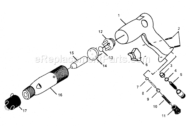 Page A Diagram and Parts List for 875191191  Craftsman Hammer