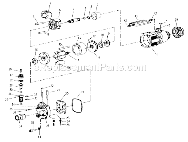 Page B Diagram and Parts List for 875199800  Craftsman Wrench