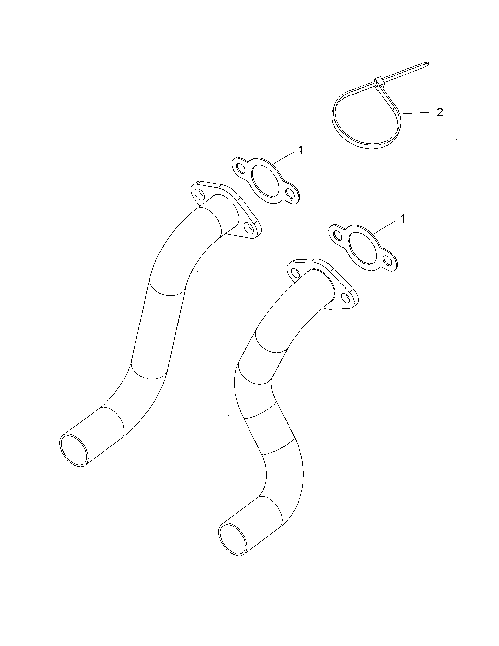 Exhaust Diagram and Parts List for 96042022000  Craftsman Lawn Tractor