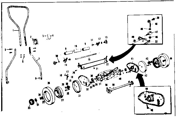 Unit Parts Diagram and Parts List for 53691660  Craftsman Lawn Mower