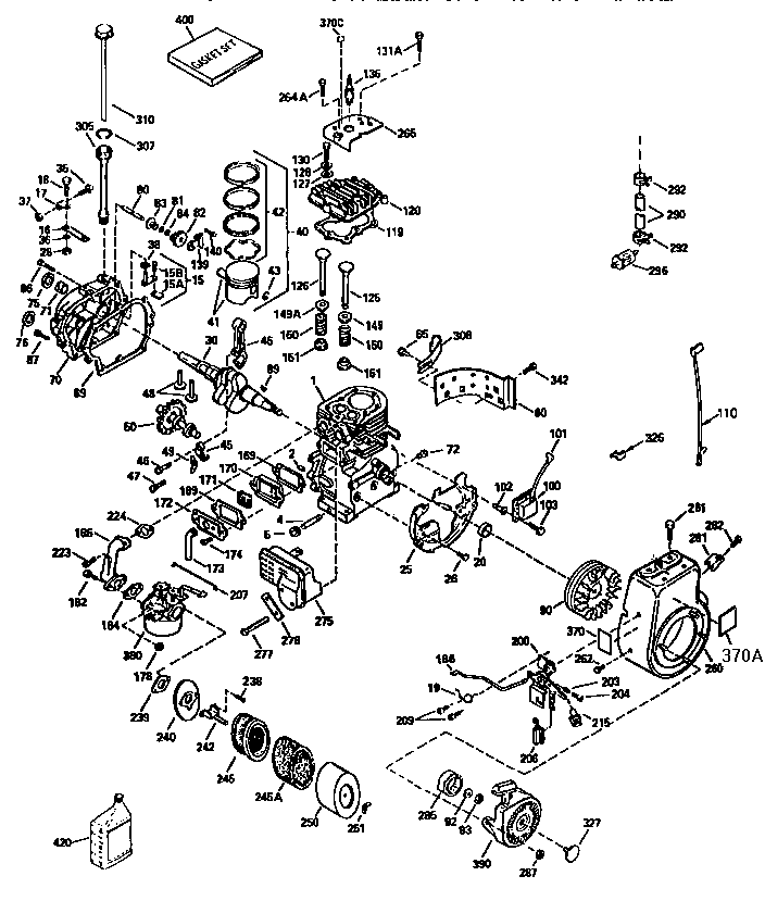 Engine 143.969003 (71/143) Diagram and Parts List for 143969003  Craftsman Engine