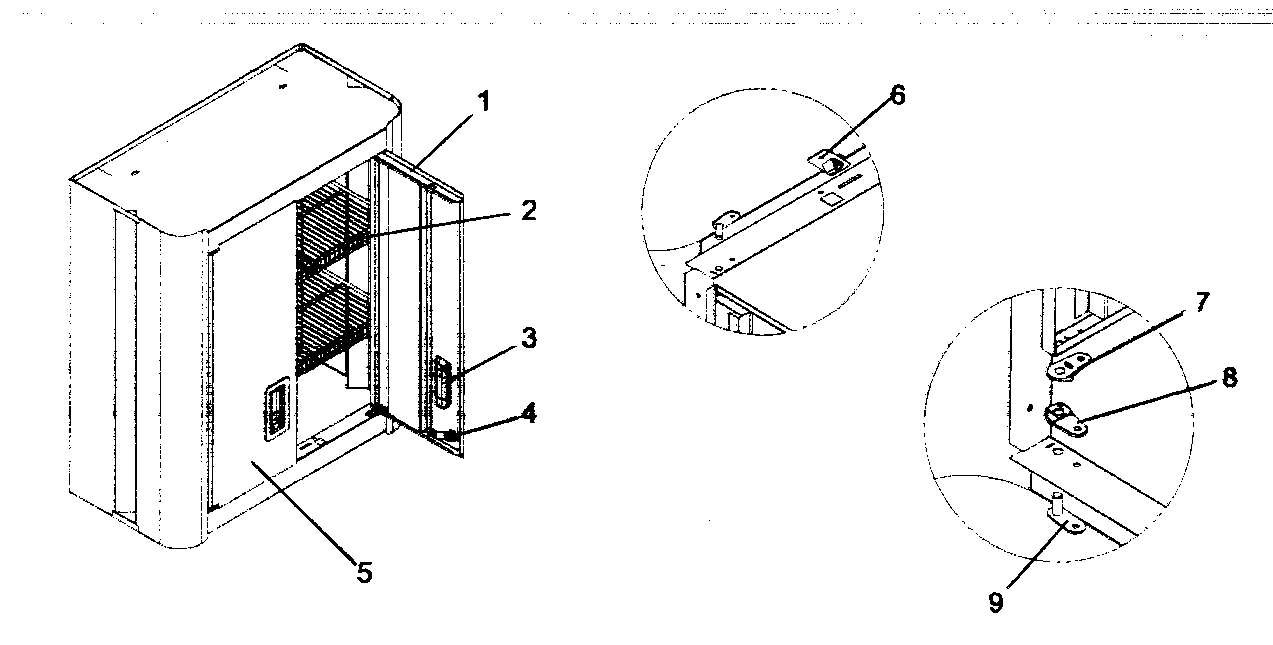 Cabinet Parts Diagram and Parts List for 706592210  Craftsman Tool Stand & Cart