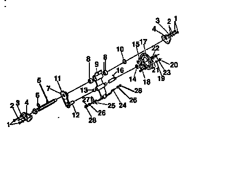Clutch Diagram and Parts List for 536886360  Craftsman Snow Blower