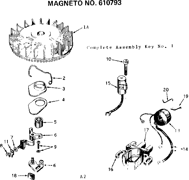 Unit Parts Diagram and Parts List for 143214052  Craftsman Engine