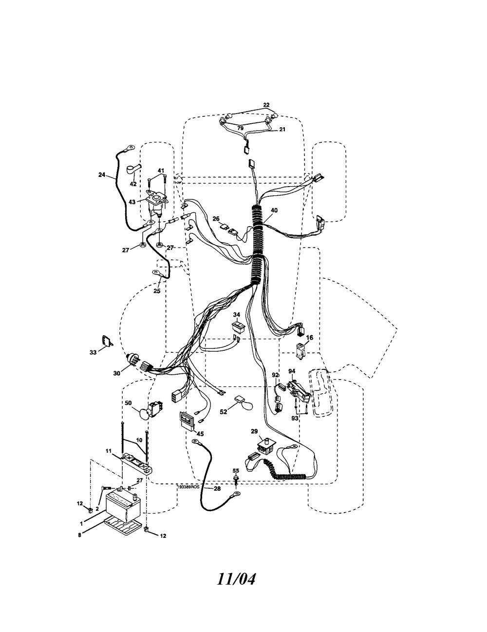 Diagram Diagram and Parts List for 917275680 Type 0 Craftsman Lawn Tractor