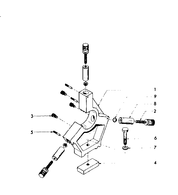 Fix Steady Assembly Diagram and Parts List for 2894  Craftsman Lathe
