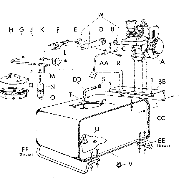 Common Repair Parts For Power Sprayers Diagram and Parts List for 98564530  Craftsman Sprayer