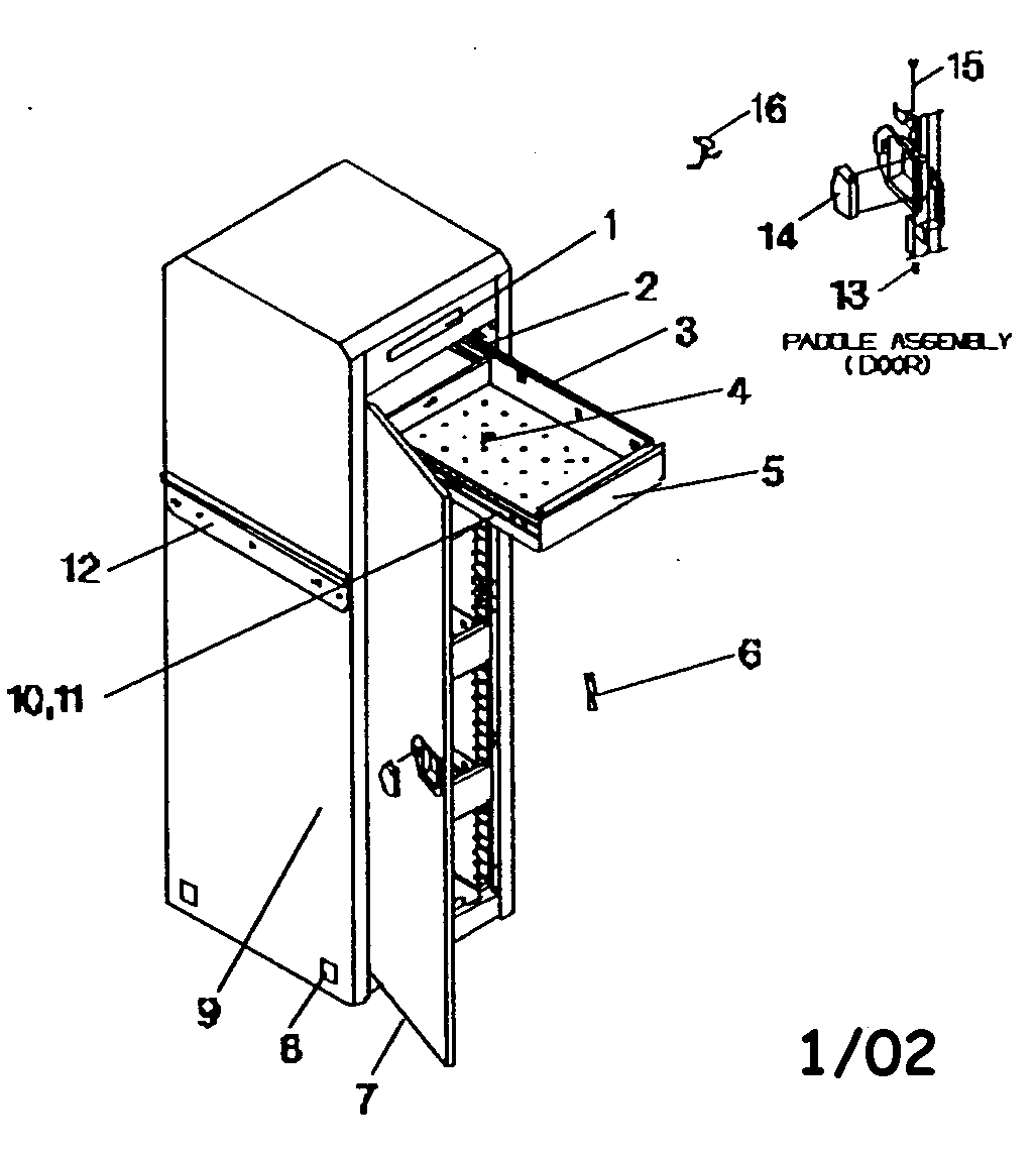 Tool Box Diagram and Parts List for 706597050  Craftsman Tool Stand & Cart
