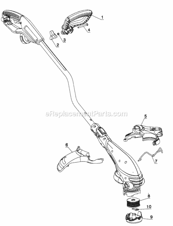 Page A Diagram and Parts List for 900745470  Craftsman Hedge Trimmer