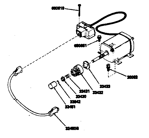 Craftsman 120 Volt Electric Starter Kit No. 143.89824 Diagram and Parts List for 143796042  Craftsman Engine