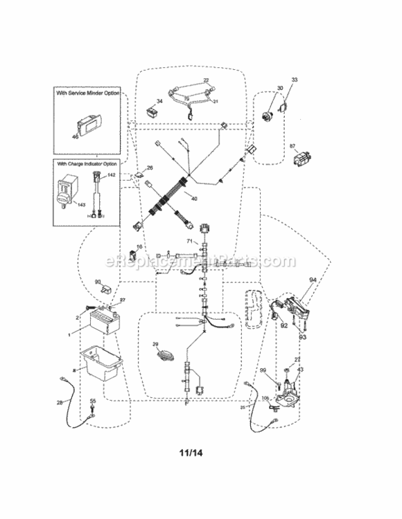 Page A Diagram and Parts List for 917203830  Craftsman Lawn Tractor