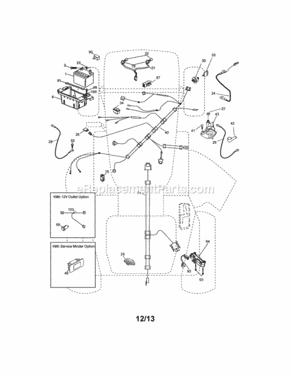 Page A Diagram and Parts List for 917203840  Craftsman Lawn Tractor