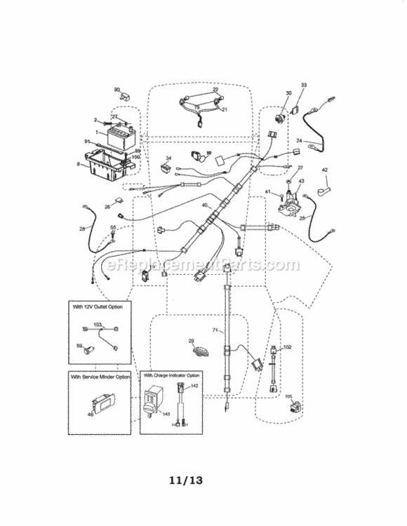 Page A Diagram and Parts List for 917203930  Craftsman Lawn Tractor