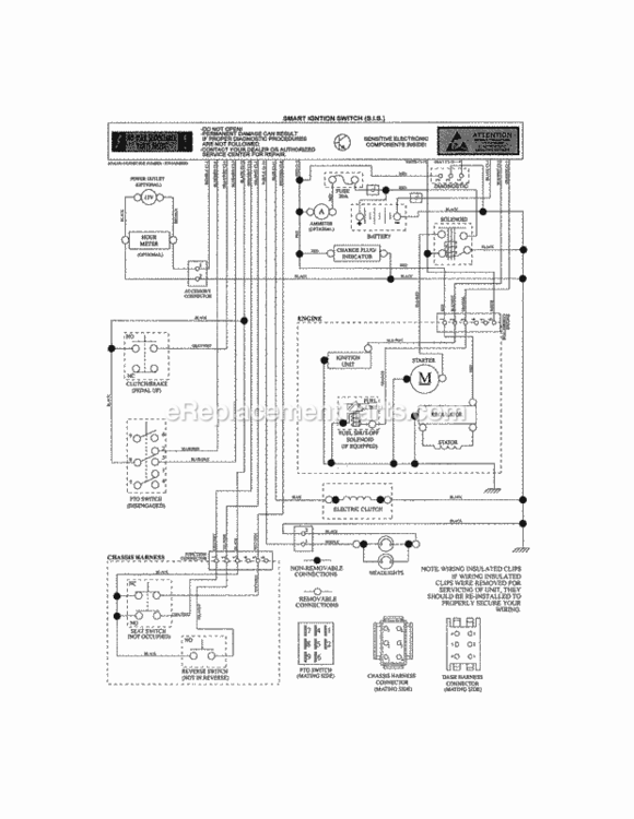 Page K Diagram and Parts List for 917204020  Craftsman Lawn Tractor