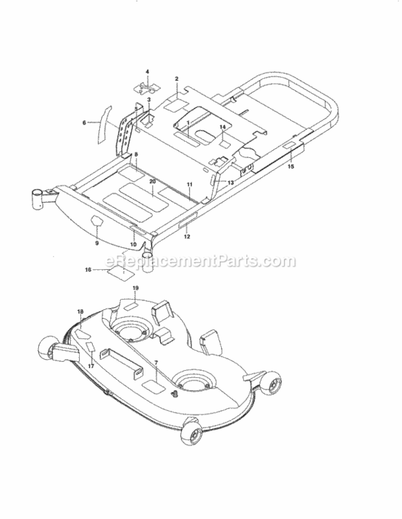 Page J Diagram and Parts List for 917204130  Craftsman Lawn Tractor