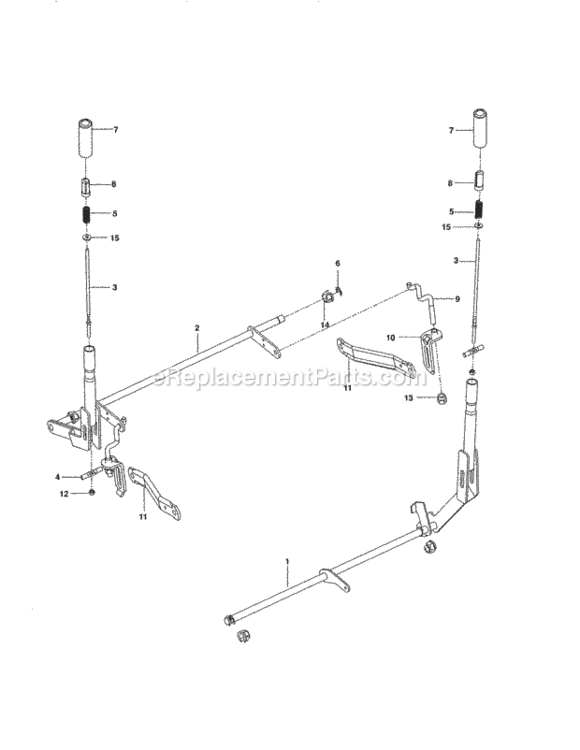 Page E Diagram and Parts List for 917204130  Craftsman Lawn Tractor