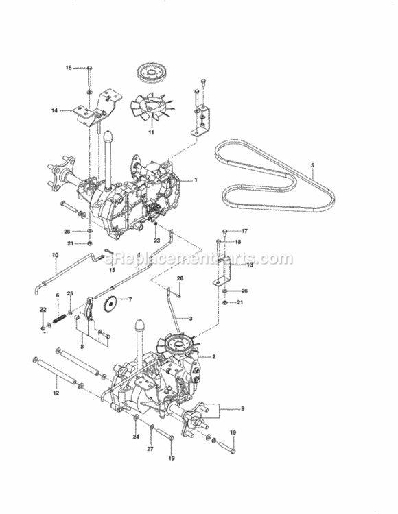 Page F Diagram and Parts List for 917204130  Craftsman Lawn Tractor