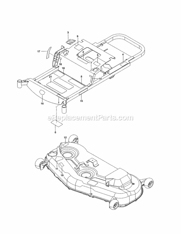 Page K Diagram and Parts List for 917204140  Craftsman Lawn Tractor