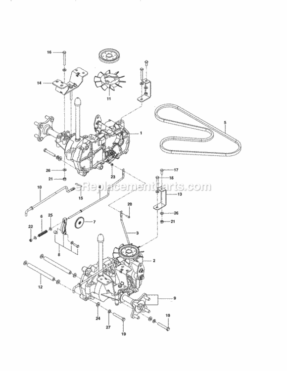 Page F Diagram and Parts List for 917204140  Craftsman Lawn Tractor