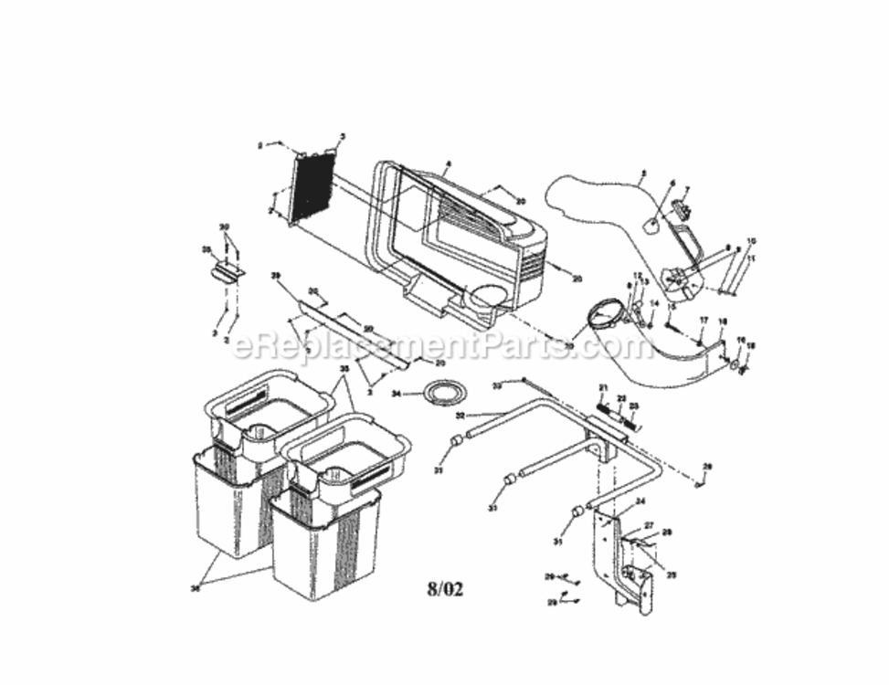 Page A Diagram and Parts List for 917249781  Craftsman Lawn Tractor Accessories