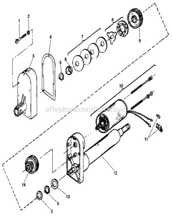 Page A Diagram and Parts List for 917250051  Craftsman Lawn Tractor