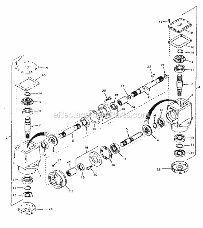 Page B Diagram and Parts List for 917250110  Craftsman Lawn Mower