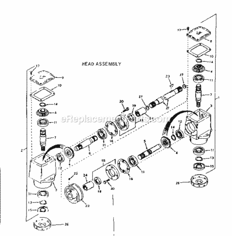 Page B Diagram and Parts List for 917250122  Craftsman Lawn Mower