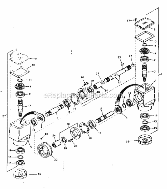 Page B Diagram and Parts List for 917250123  Craftsman Lawn Mower