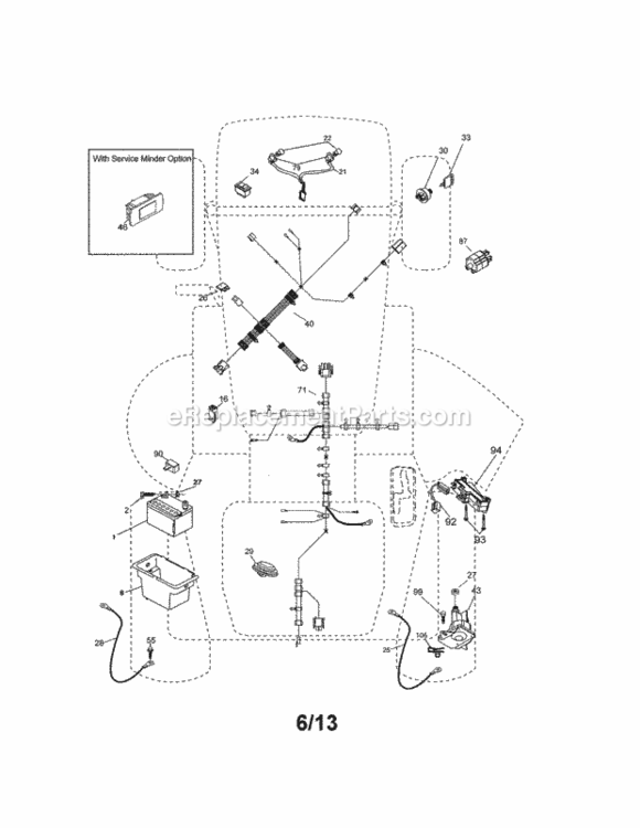 Page A Diagram and Parts List for 917250222  Craftsman Lawn Tractor