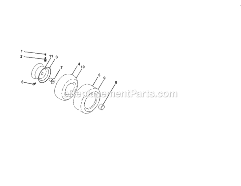 Page J Diagram and Parts List for 917250222  Craftsman Lawn Tractor