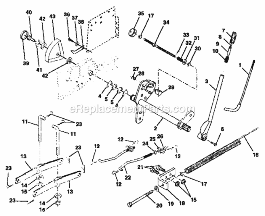 Page I Diagram and Parts List for 917250260  Craftsman Lawn Tractor