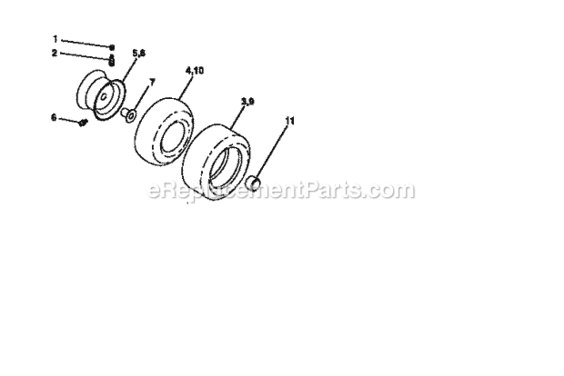 Page I Diagram and Parts List for 917250262  Craftsman Lawn Tractor