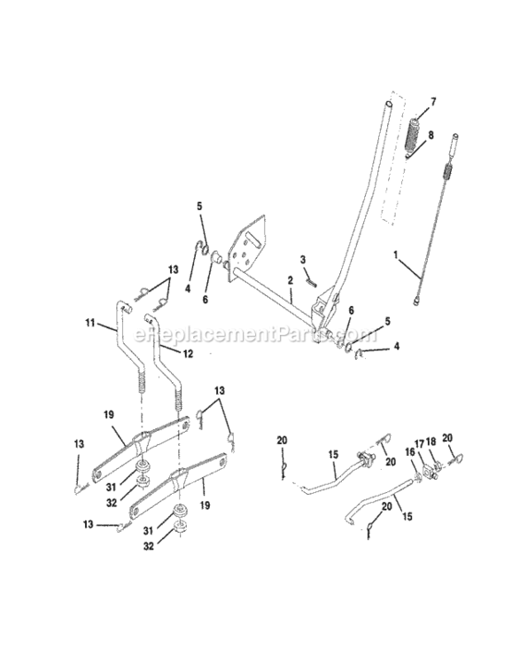 Page I Diagram and Parts List for 917250420  Craftsman Lawn Tractor