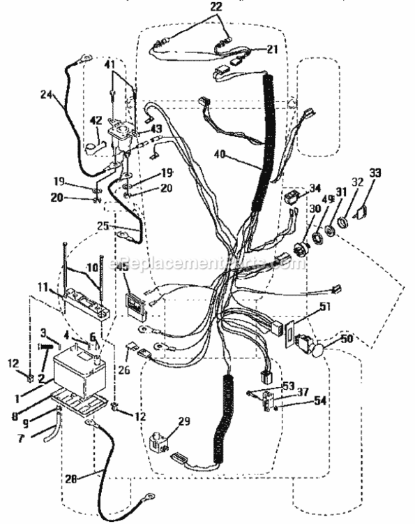 Page C Diagram and Parts List for 917250480  Craftsman Lawn Tractor
