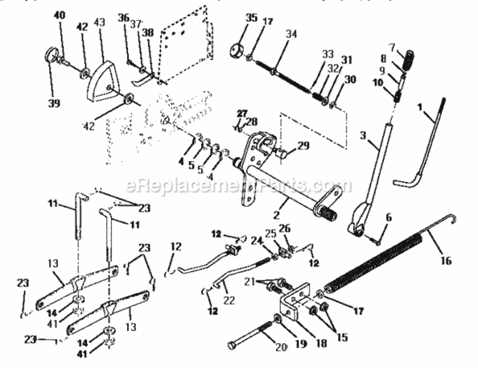 Page I Diagram and Parts List for 917250480  Craftsman Lawn Tractor