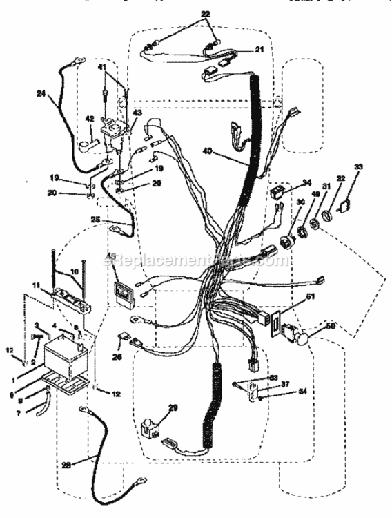 Page A Diagram and Parts List for 917250482  Craftsman Lawn Tractor